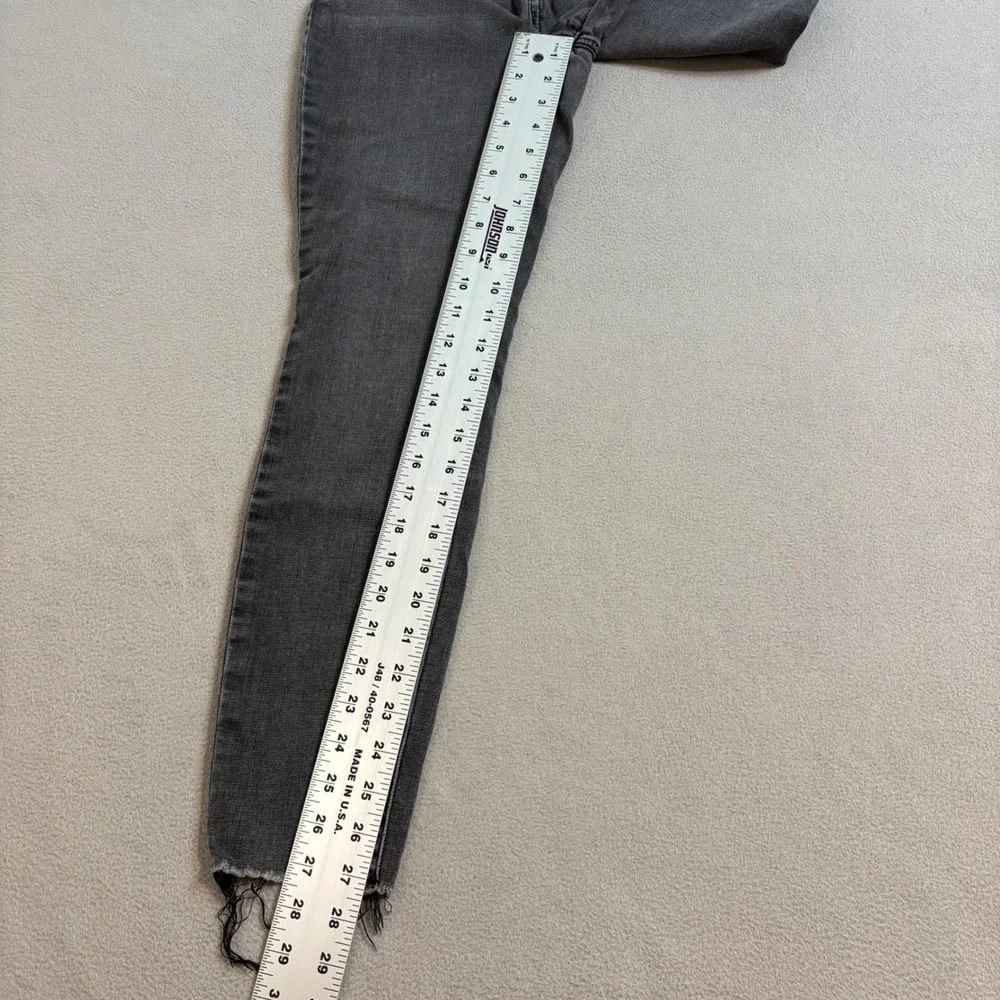 PacSun Women Super High Rise Skinny Jeans Jegging Raw Hem Stretch Sz 28